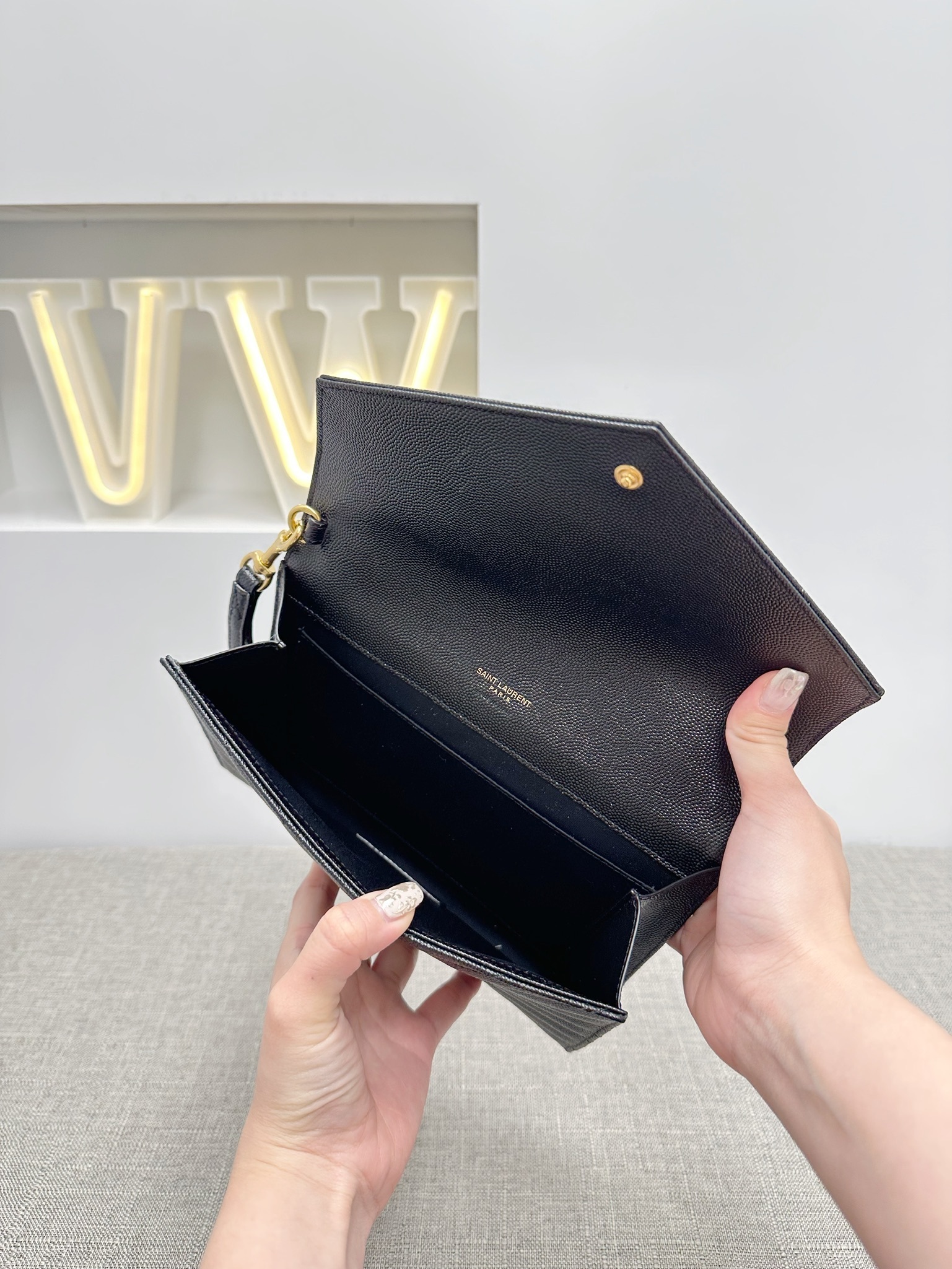 YSL Cassandre Matelasse Flap Pouch