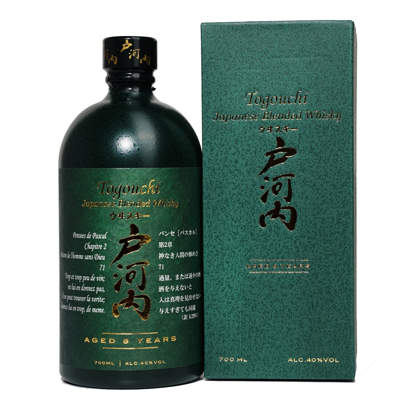 Togouchi Japanese Blended Whisky Aged 8 years 40% (700ml)