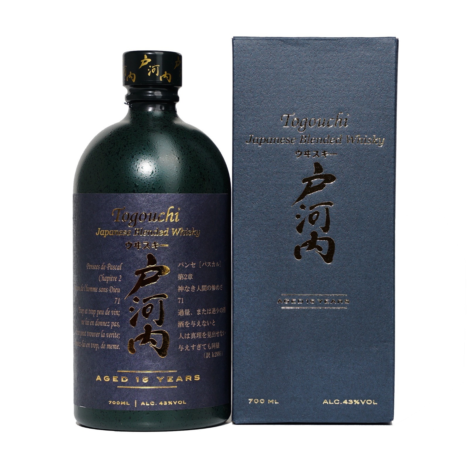 Togouchi Japanese Blended Whisky Aged 15 years 43% (700ml)