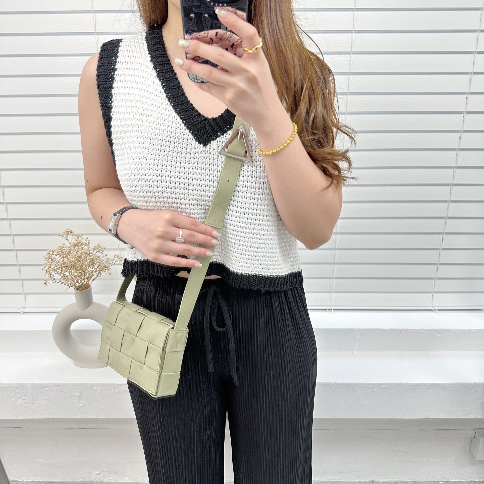 BV Small Cassette Bag (漆皮款)