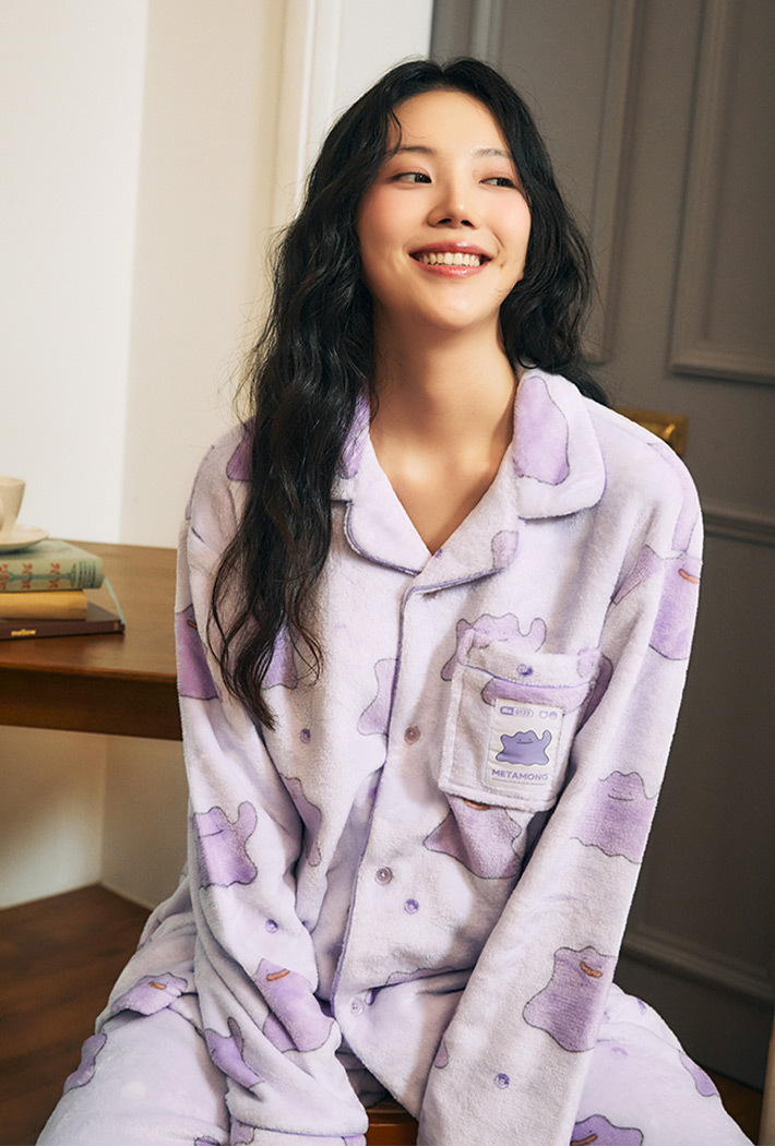 🇰🇷 SPAO X 寶可夢 神奇寶貝 睡衣 刷毛 套裝組 / 現貨✨