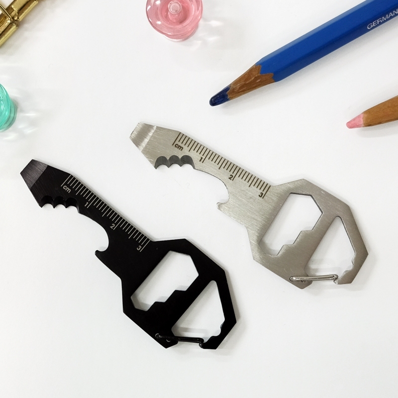 四季紙品 多功能鑰匙型扣環 2.7*7.5*0.2cm【SK001】