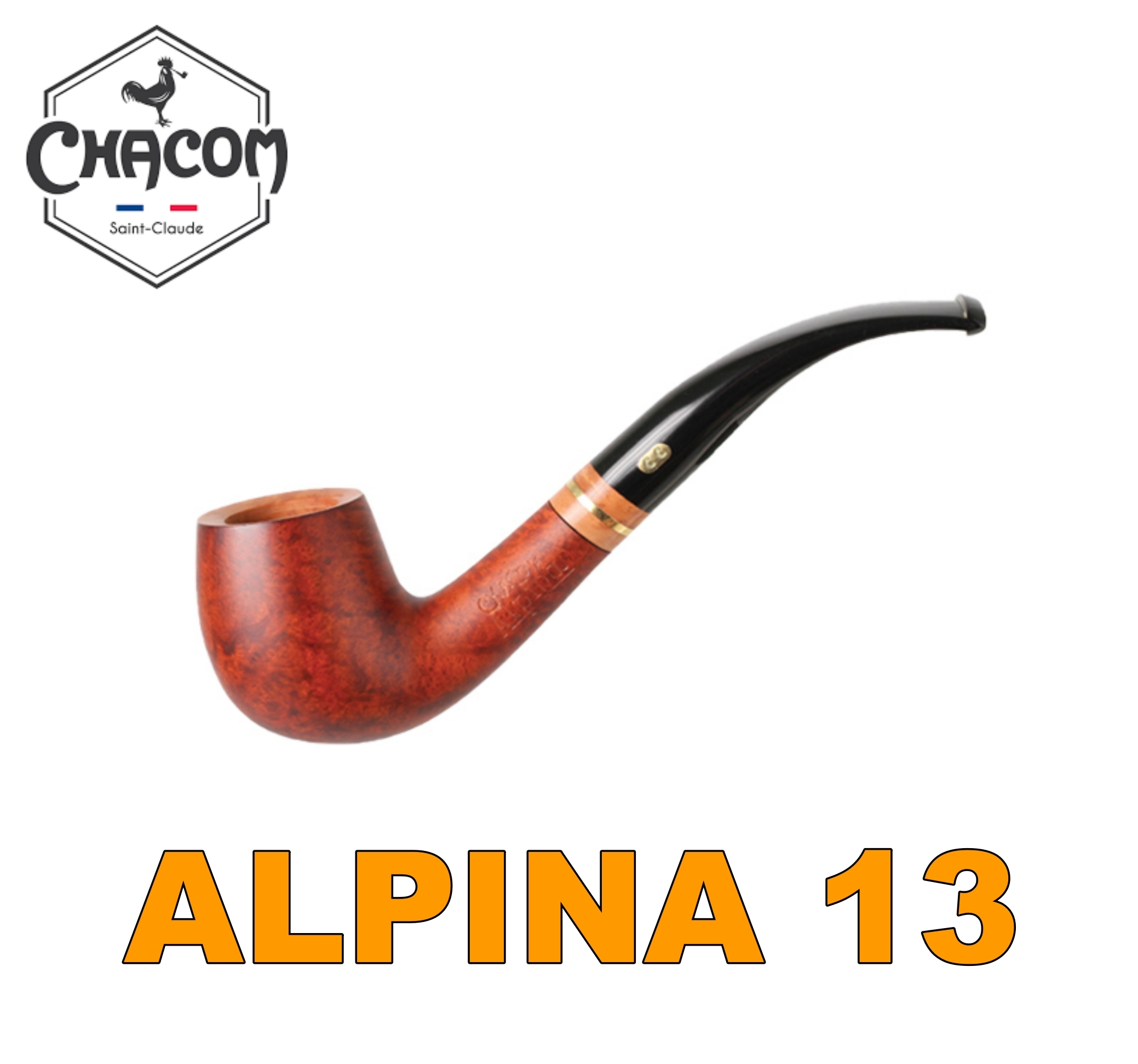 【CHACOM】法國原裝進口 桃花心木飾面 Alpina系列、輕量系列、石楠木、煙斗/菸斗、直斗/彎斗、精美禮盒