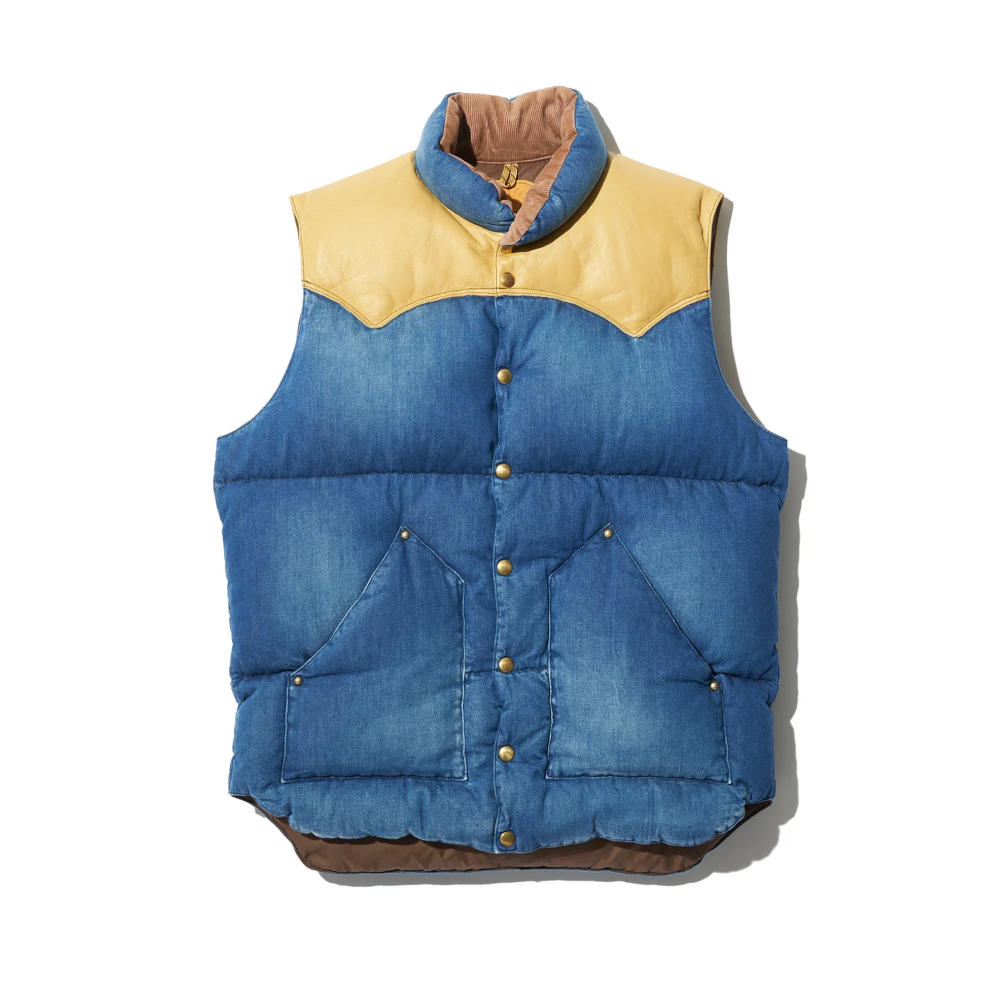 Rocky Mountain Featherbed - Down Vest Denim (Indigo)