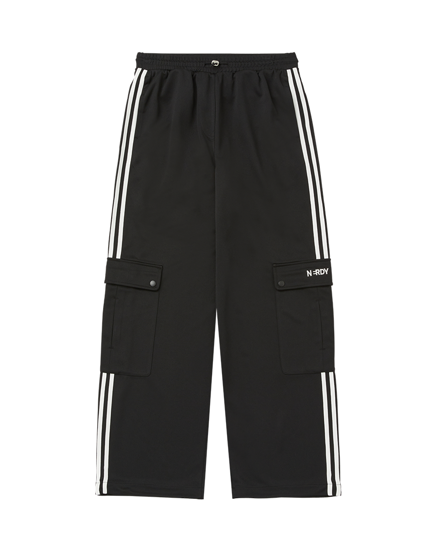 NERDY W'S CARGO TRACK PANTS BLACK