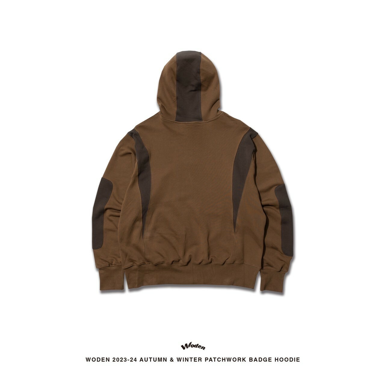 WODEN 2023-24 Autumn & Winter 012 Patchwork badge Hoodie