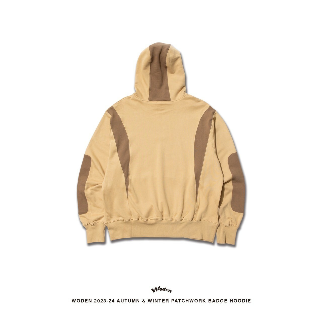 WODEN 2023-24 Autumn & Winter 012 Patchwork badge Hoodie