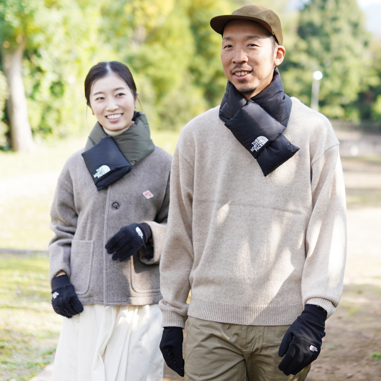 預購┃THE NORTH FACE Nuptse Muffler 保暖羽絨交叉式圍巾