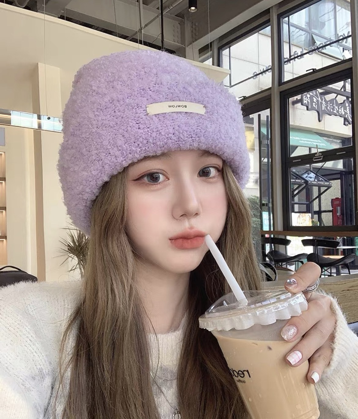 柔軟羊毛針織帽/六色