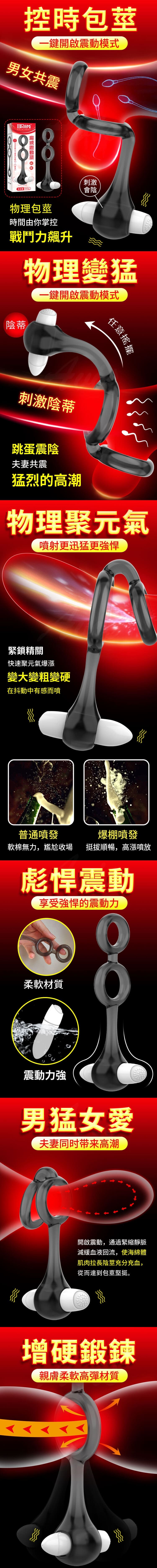 取悅|魔戒震動鍛鍊鎖精環