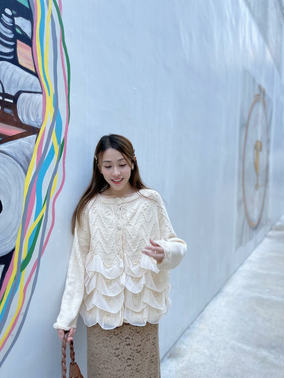 TOP#5446 🤍涯上的波浪毛衣