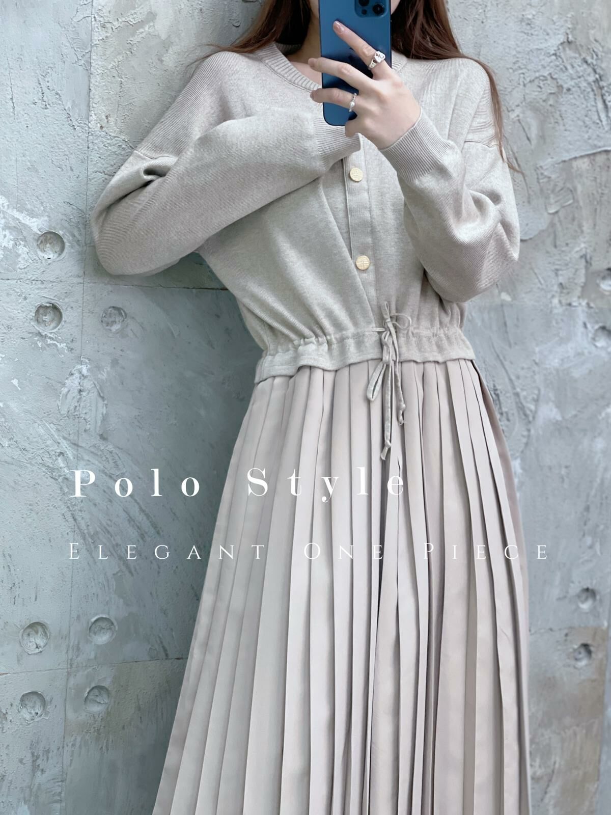 OP#5452 🤍polo 西裝連身裙