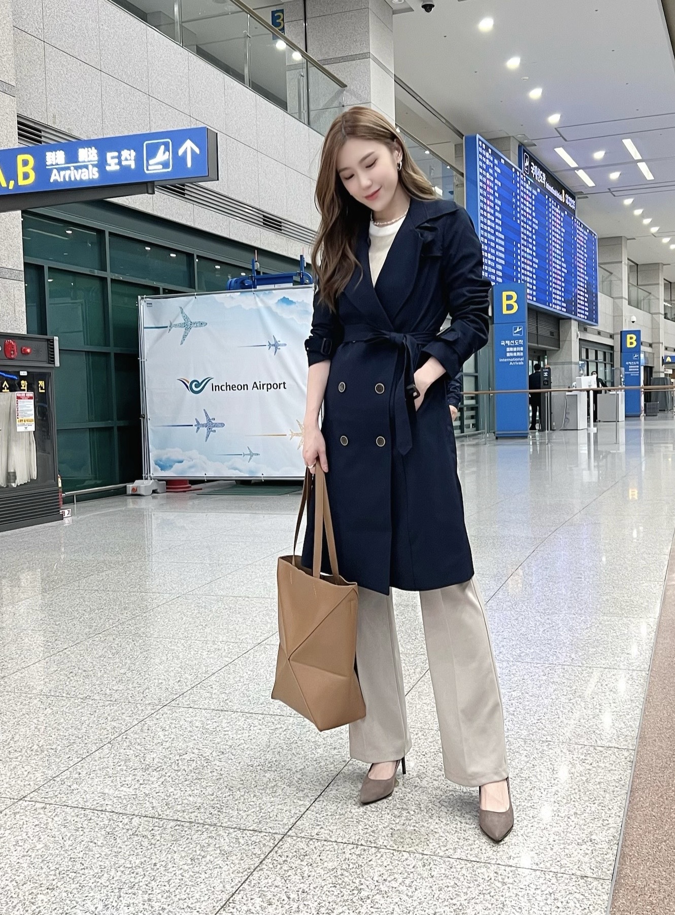 優雅經典長風衣