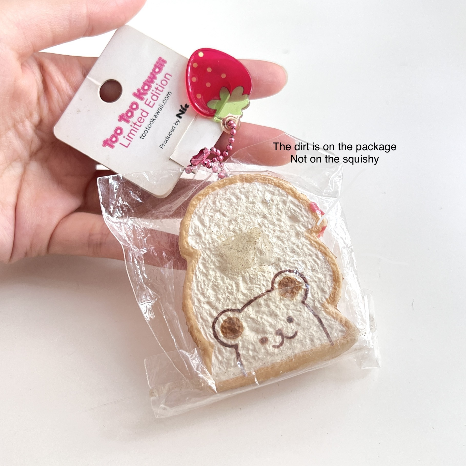 Too too kawaii toast squishy in op