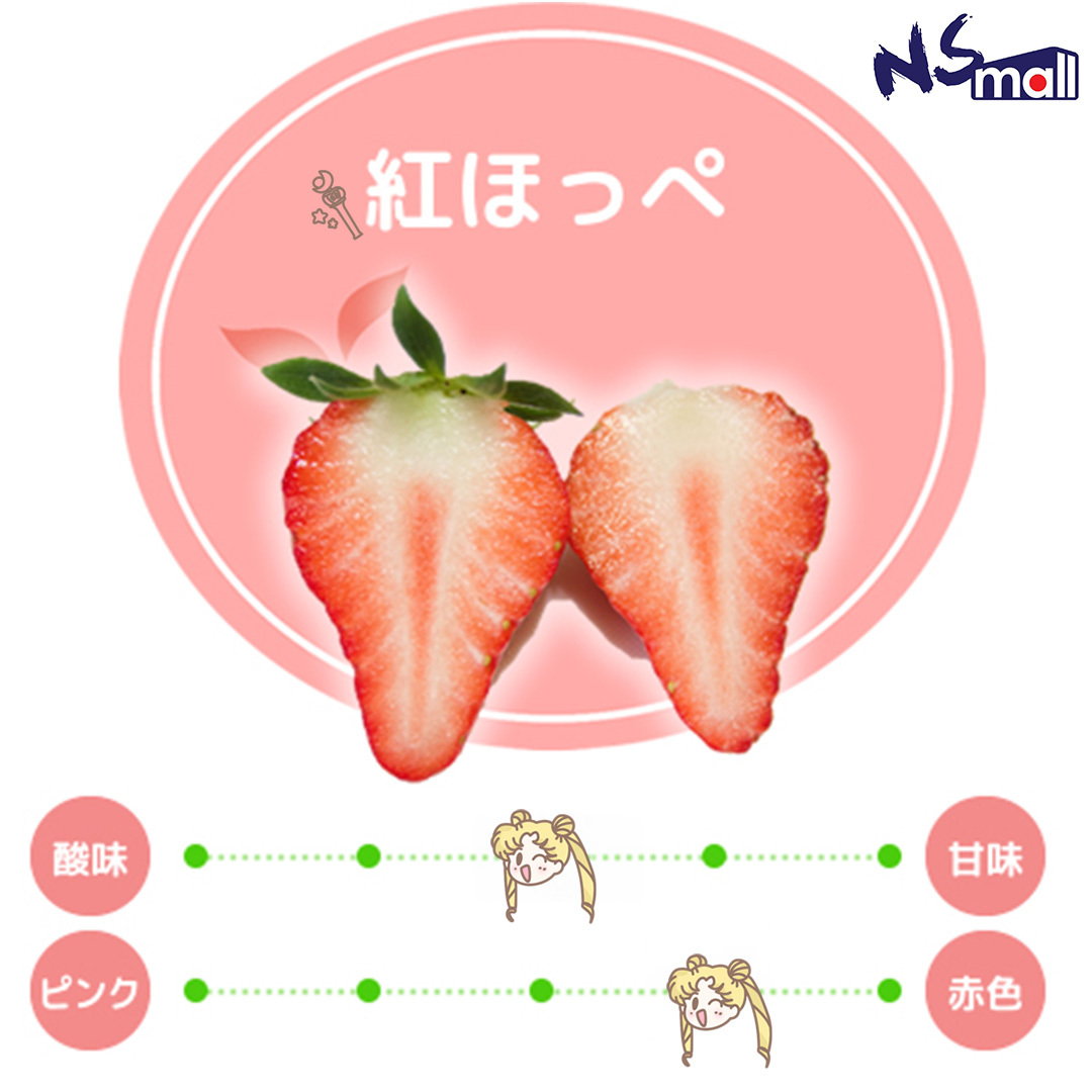 靜岡紅臉 士多啤梨 一盒2包 （每包約260g)