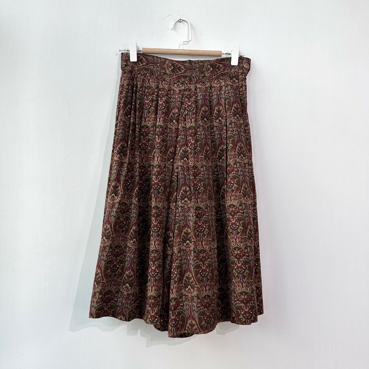 日本製啡紅色闊褲