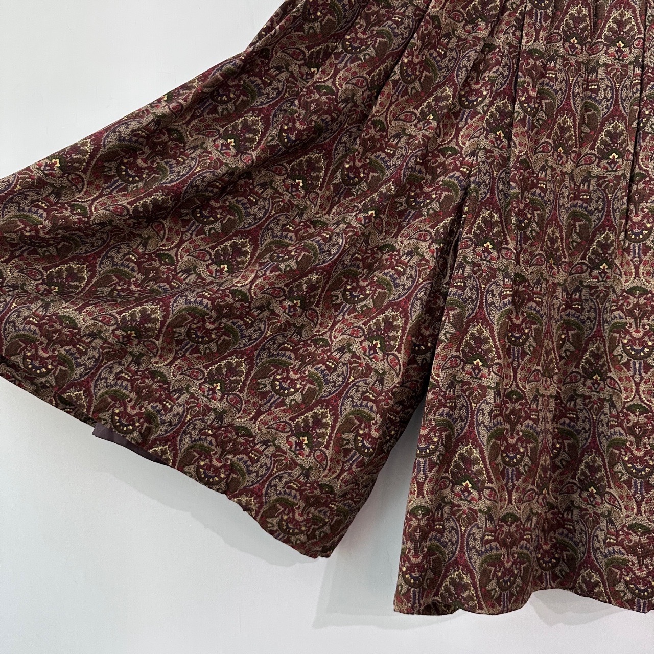 日本製啡紅色闊褲