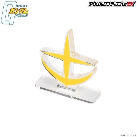 Pbandai 預訂2024/1月 アクリルロゴディスプレイEX 機動戦士ガンダム 地球連邦軍マーク