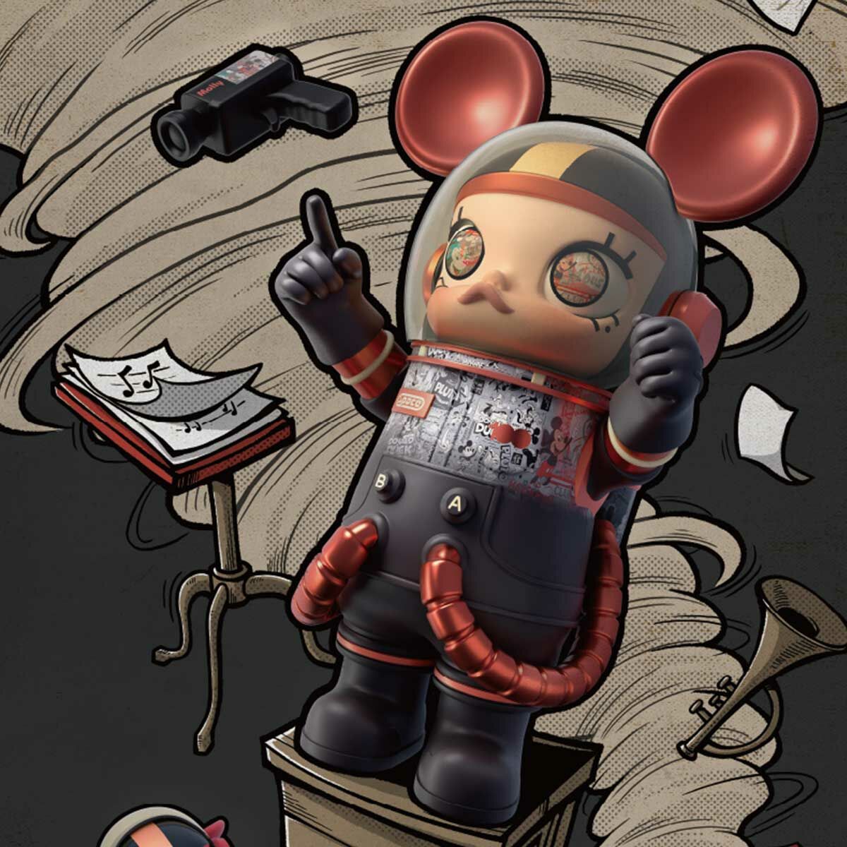 400% Mega Space Molly Disney 100th Anniversary