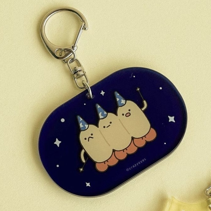 Crazy eyes 瘋狂眼珠｜壓克力吊飾｜三倍魔法