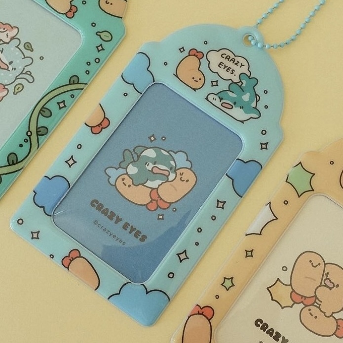 Crazy eyes 瘋狂眼珠｜泡泡卡吊飾｜鯨之介