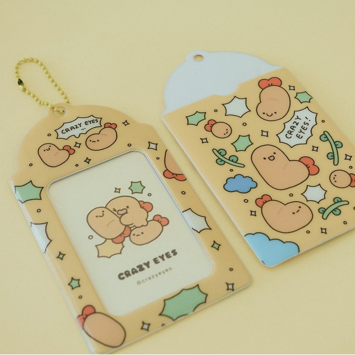 Crazy eyes 瘋狂眼珠｜泡泡卡吊飾｜蝦太郎