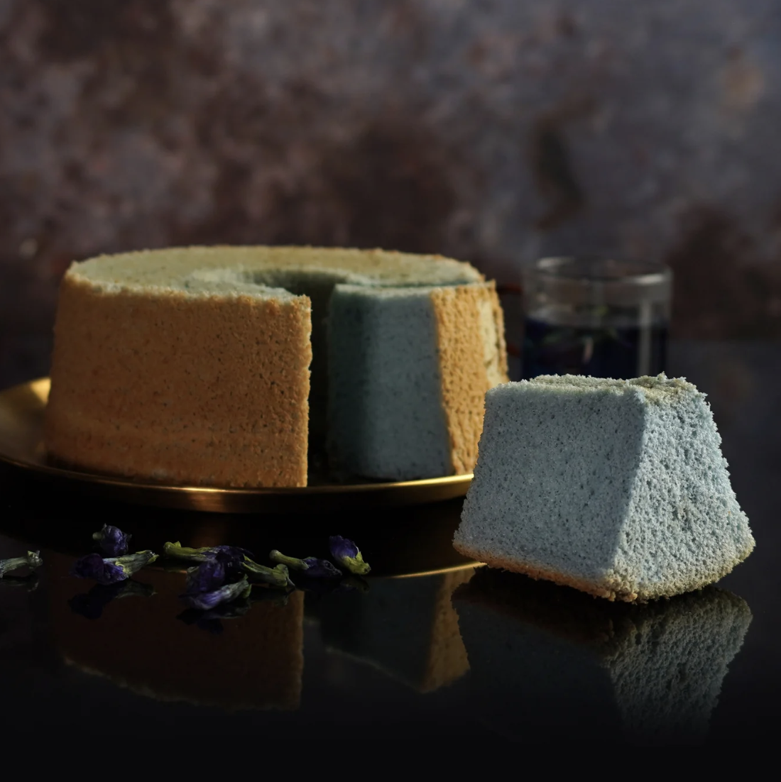 老成昌 椰子蝶豆花戚風蛋糕