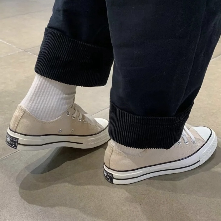 <任兩雙現折211> CONVERSE CHUCK 70 1970 LOW 米黃 淡奶茶 帆布鞋（A07234C）