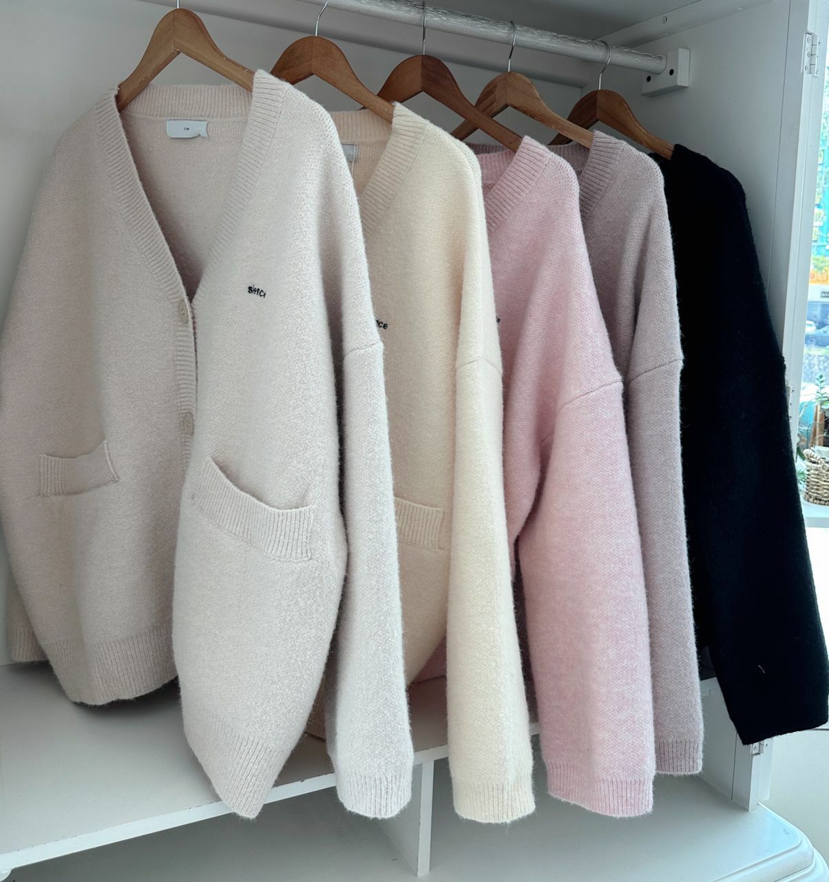 WOOL OVERSIZE WINTER CARDIGAN