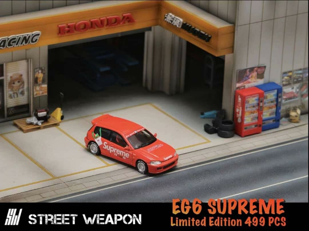 1/64 street weapon Honda Civic EG6 Supreme No Good Racing (SWHCEG6SNGR)