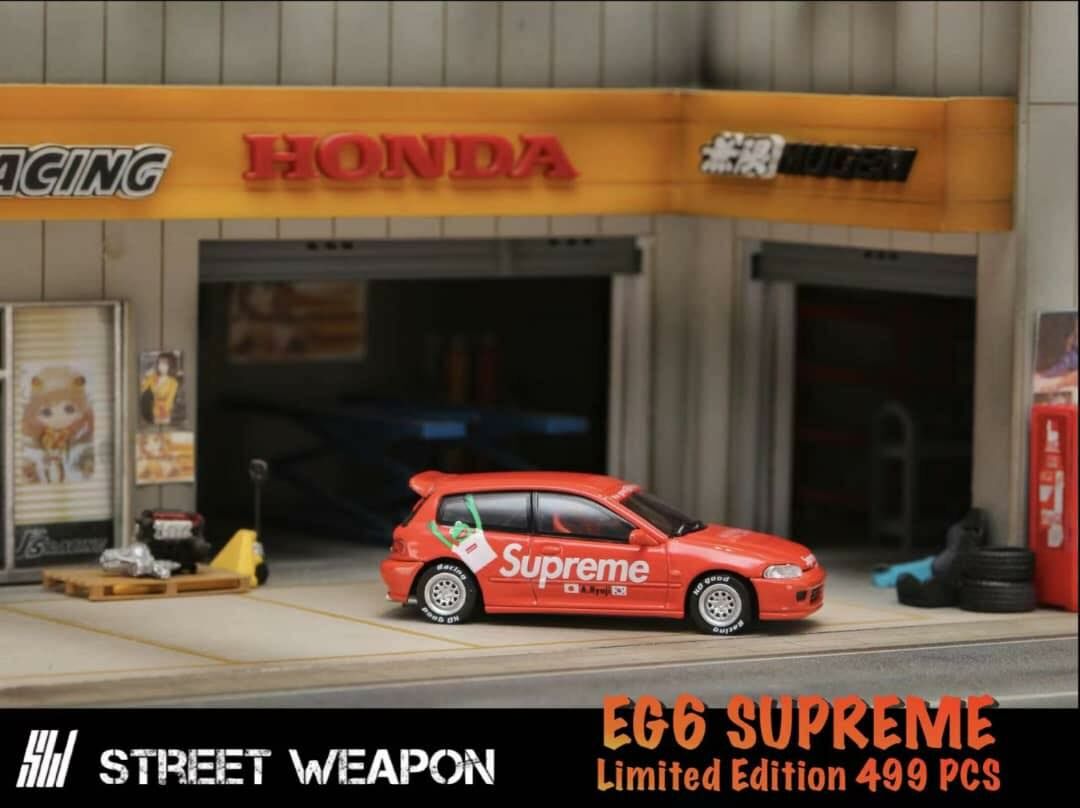 1/64 street weapon Honda Civic EG6 Supreme No Good Racing (SWHCEG6SNGR)