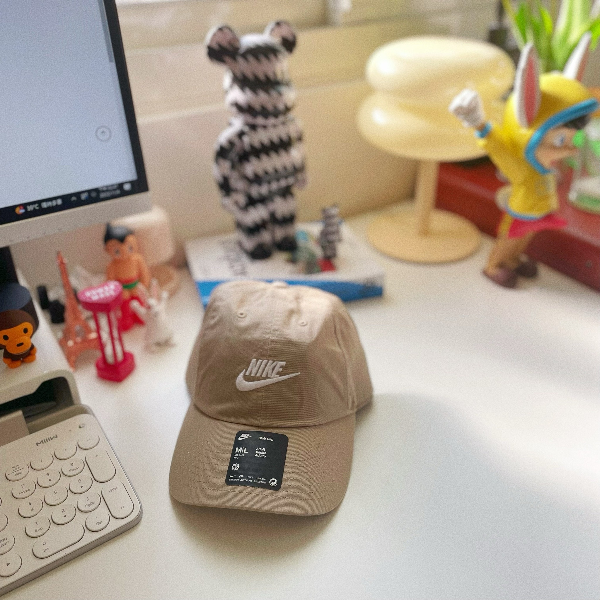 Nike Club Futura 奶茶色 刺繡 老帽 帽子 水洗軟帽 FB5368-247