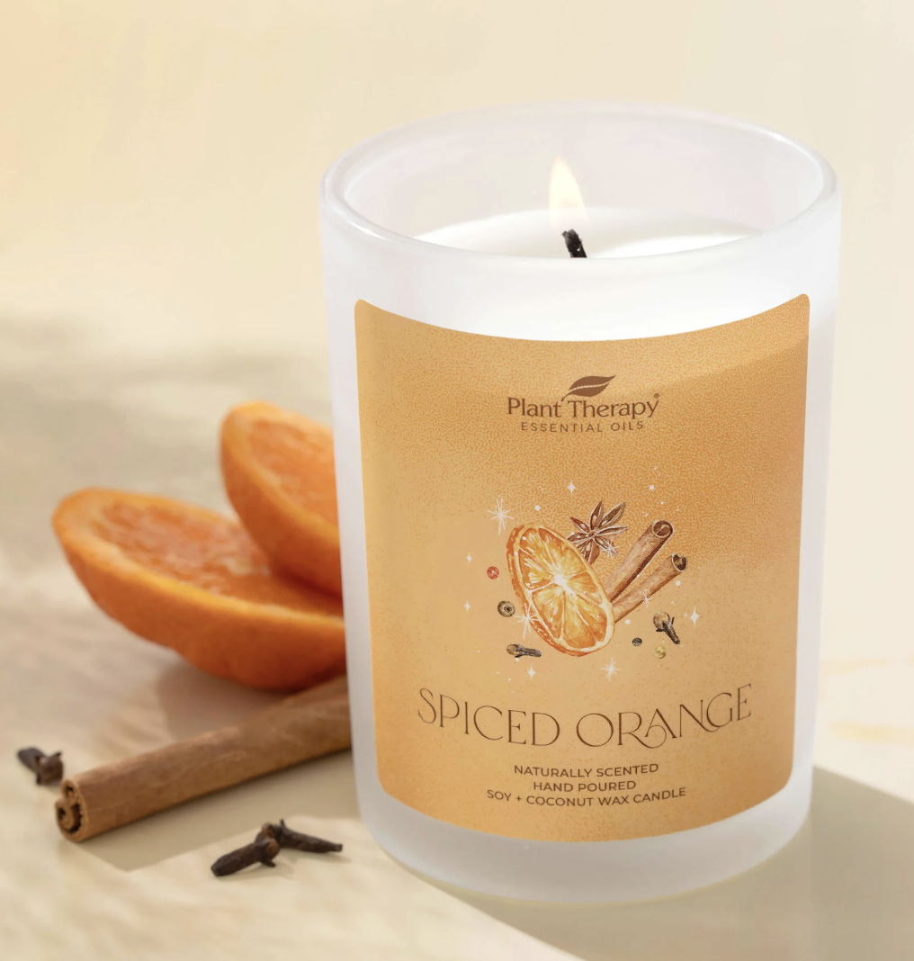 Plant Therapy 手工大豆蠟香薰蠟燭 （肉桂香橙味）255g (9oz)