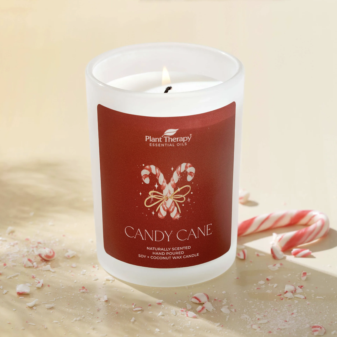 Plant Therapy 手工大豆蠟香薰蠟燭 （薄荷甜糖香味）255g (9oz)