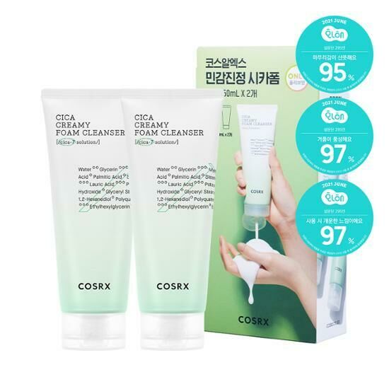 COSRX CICA Creamy Foam Cleanser 150ml [Olive Young Double Planning Set]