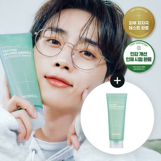 Mediheal TeaTree Calming Ampoule Cleanser 200ml [Olive Young Planning Set]