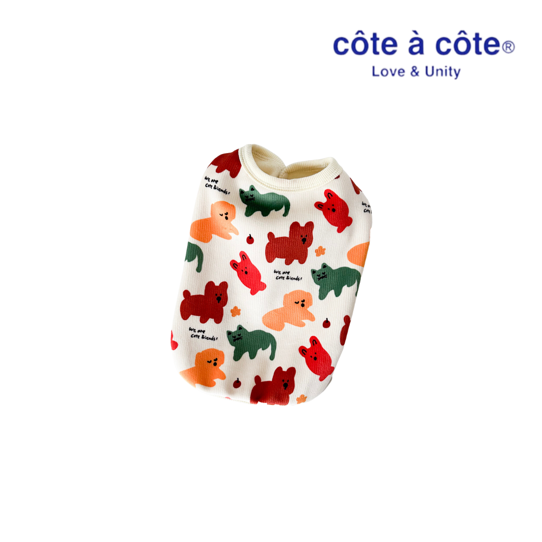 cote a cote Cote friends軟綿綿背心