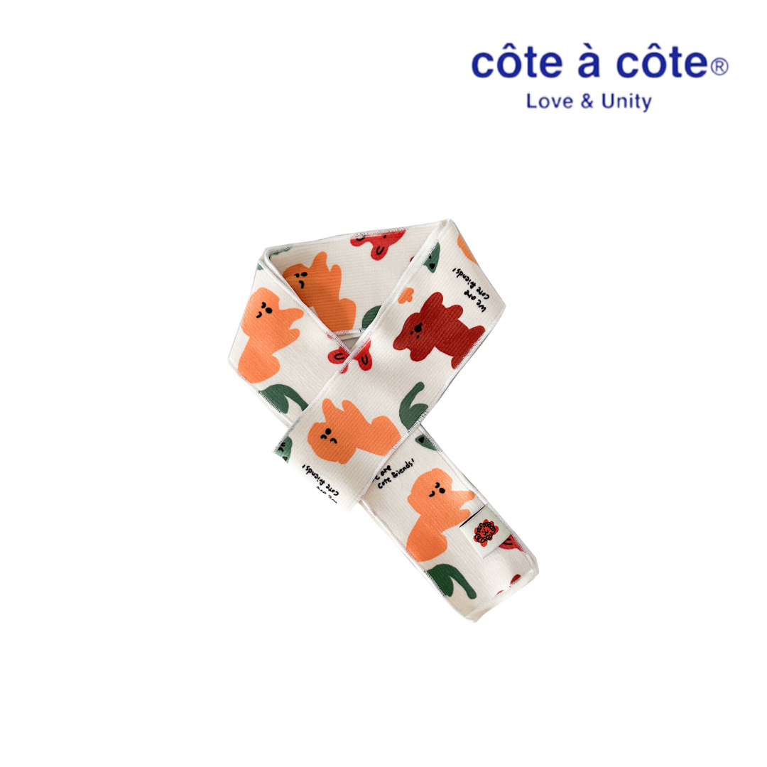 cote a cote Cote friends軟綿綿圍巾