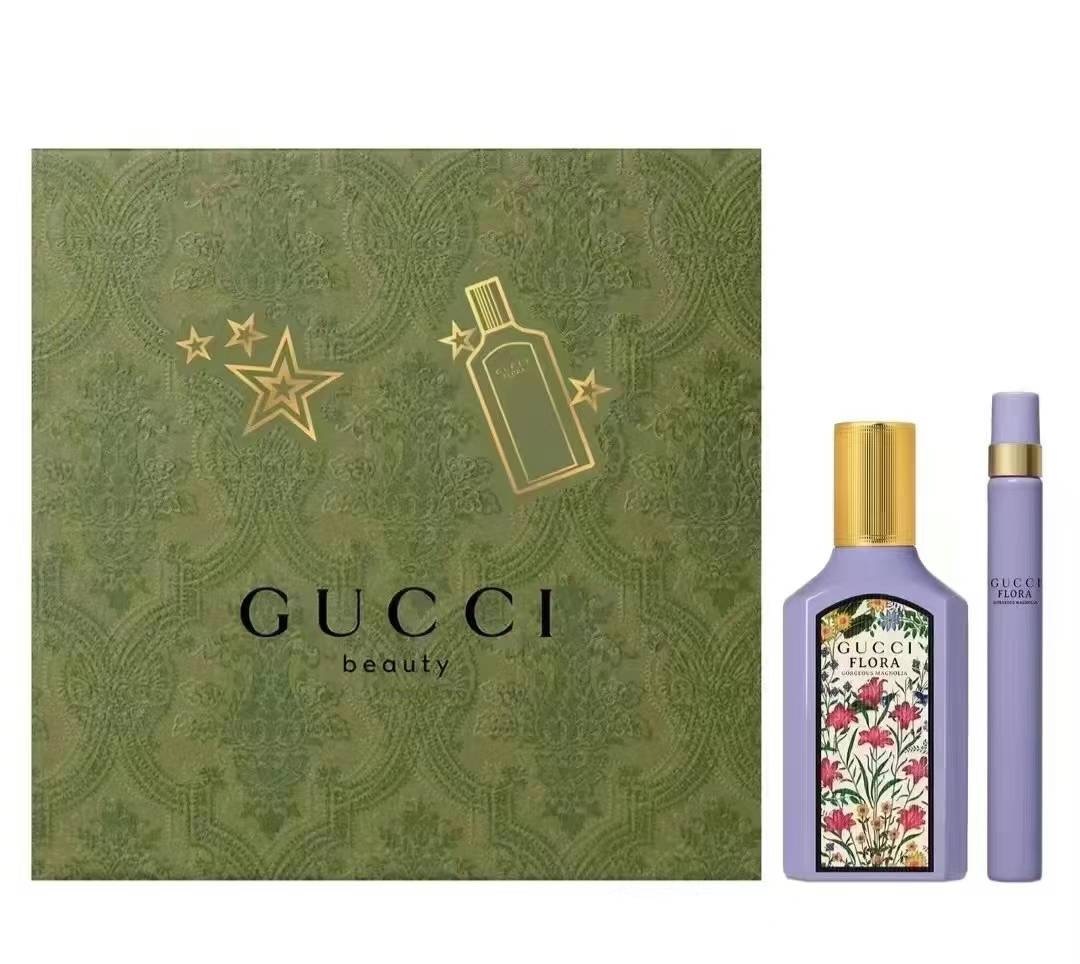 GUCCI FLORA GORGEOUS MAGNOLIA 紫色木蘭香女士香水綺夢木蘭50ML
