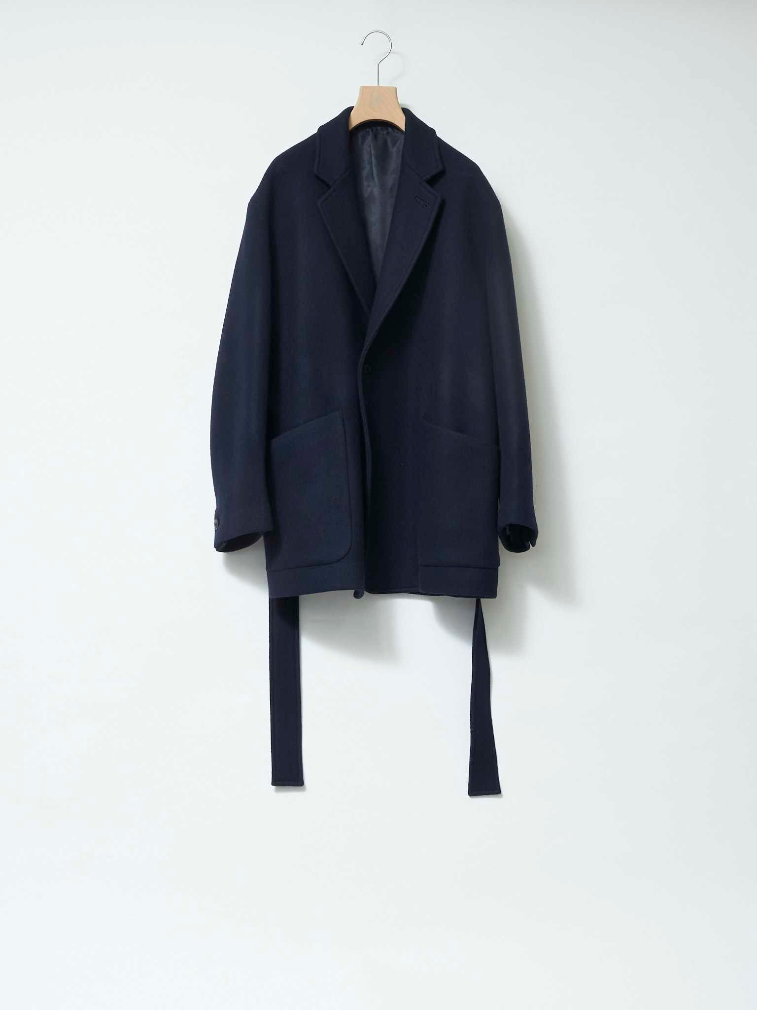 URU TOKYO - BELTED JACKET / D.NAVY