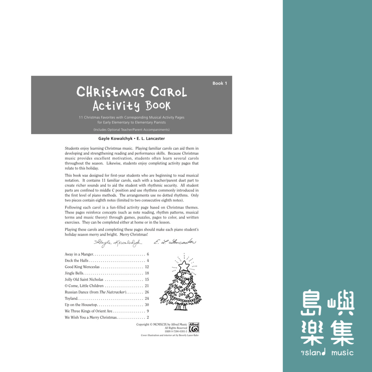 Christmas Carol Activity Book, Book 1