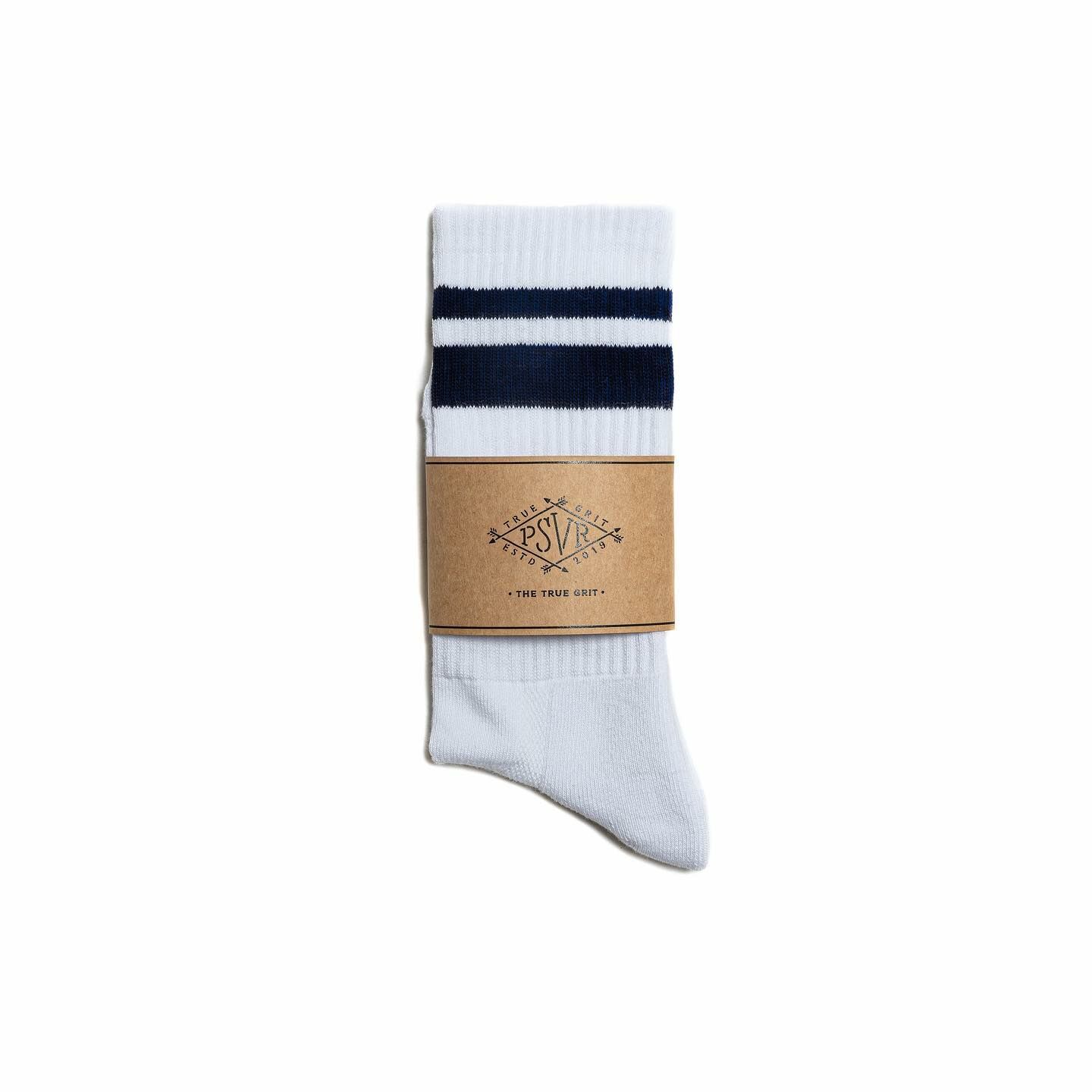 PERSEVERE AUTHENTIC STRIPE SOCKS 雙條紋涼感中筒襪