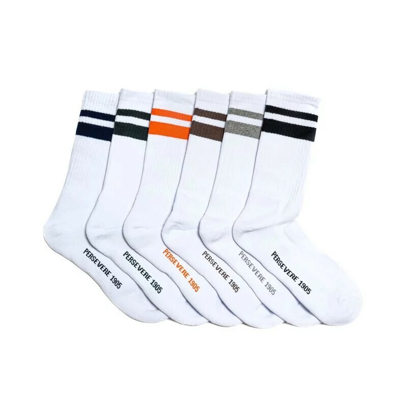 PERSEVERE AUTHENTIC STRIPE SOCKS 雙條紋涼感中筒襪
