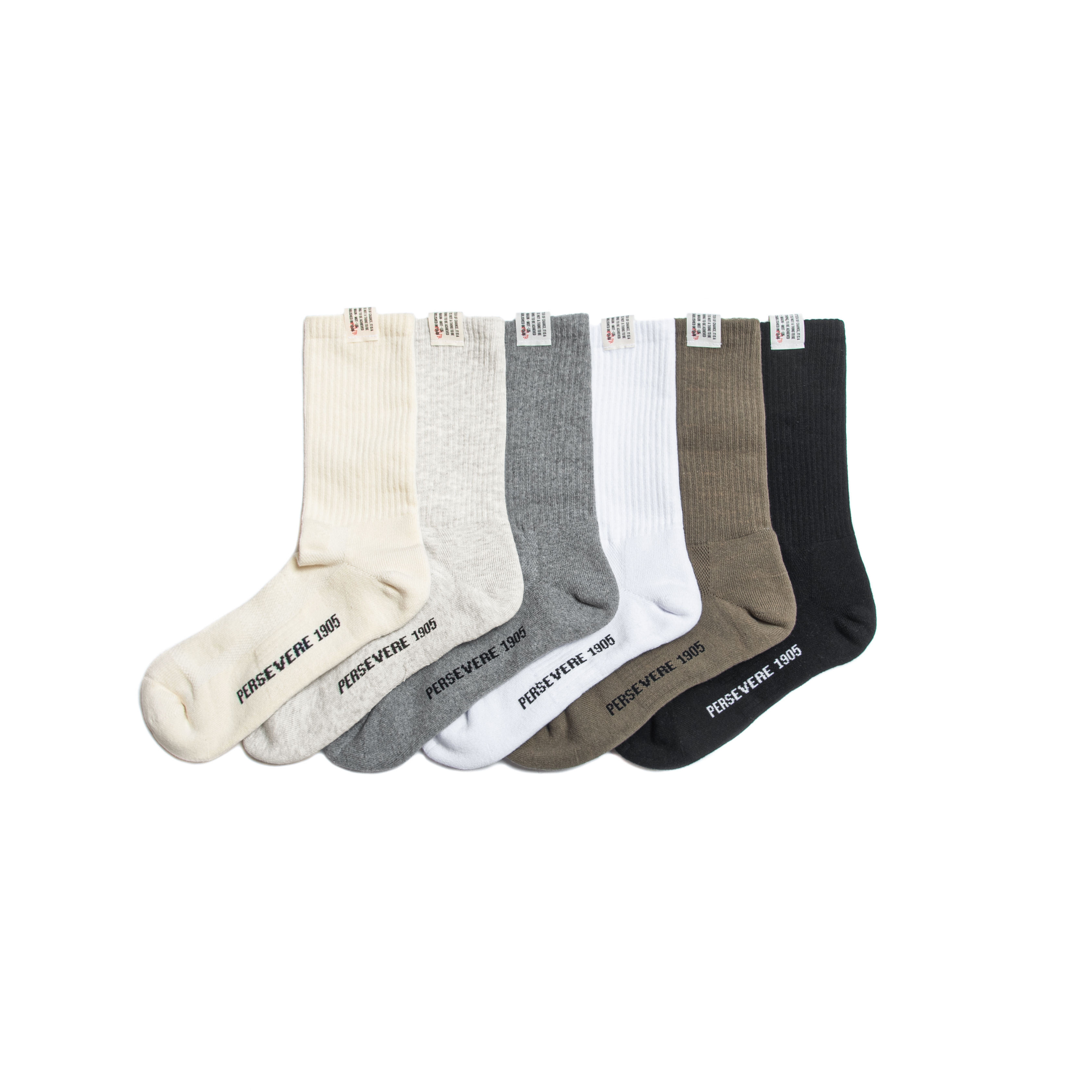 PERSEVERE CLASSIC AUTHENTIC SOCKS 咬標涼感中筒襪