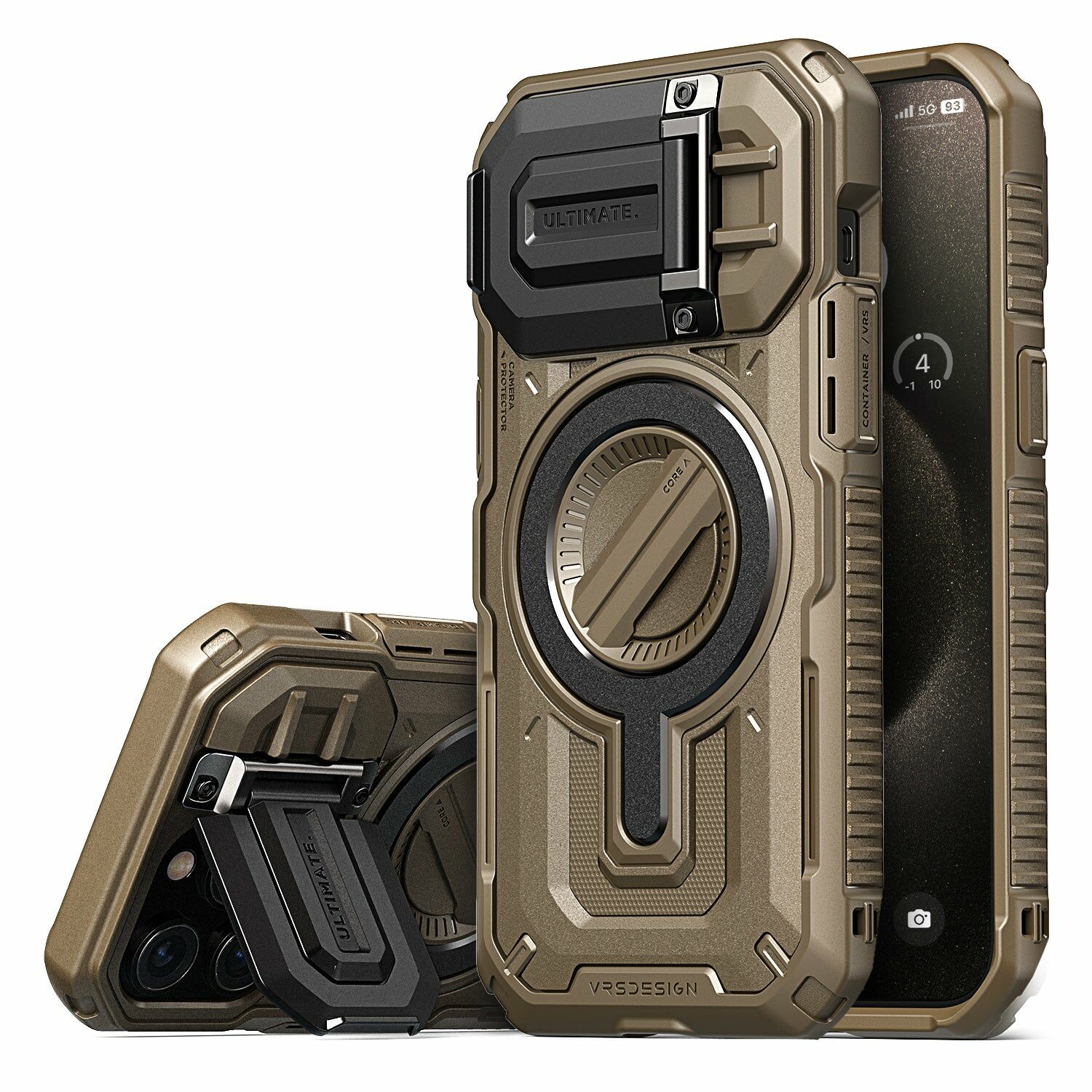 VRS Desgin - Magsafe Terra Guard - iPhone 15 Pro Max Case 高度防撞鏡頭保護支架磁吸充電手機殼