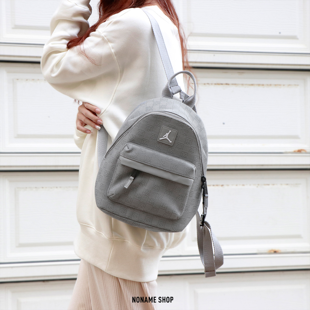 NIKE JORDAN MONOGRAM BACKPACK 復古 老花 後背包 兩色 (小)