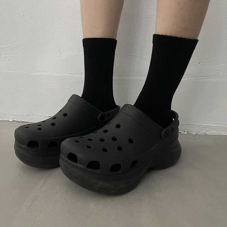 厚底毛圈中筒襪(男女適用)