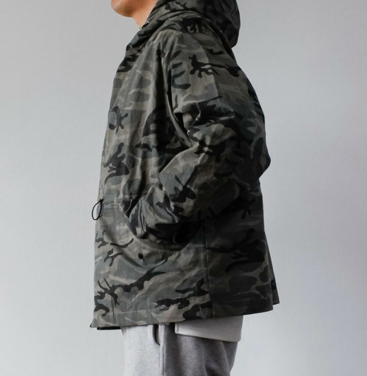 迷彩連帽拉鍊外套 36.5-005JK