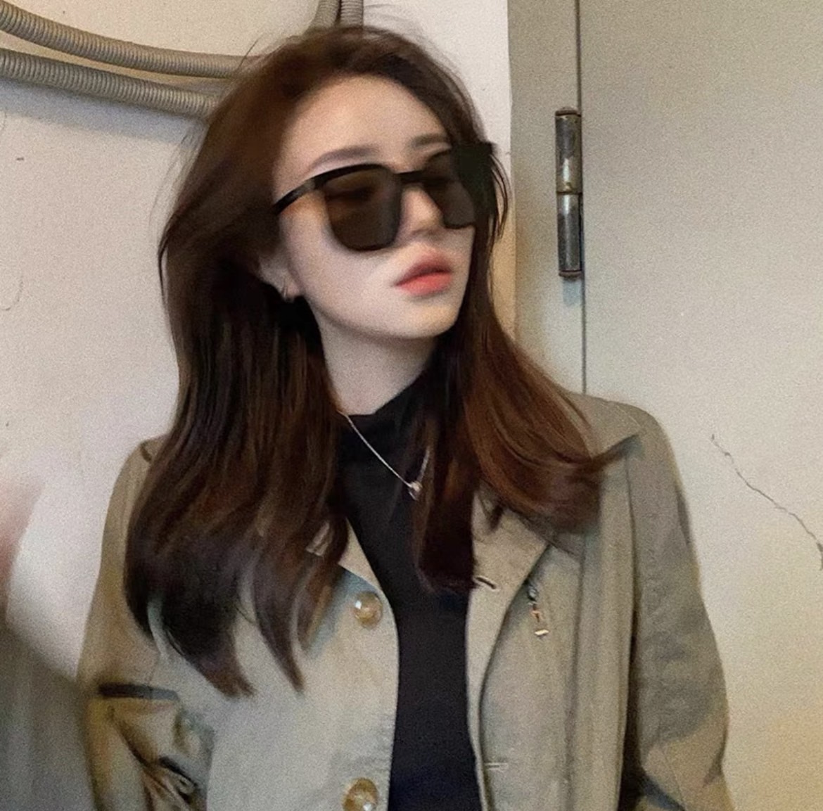 摺疊TR輕巧膠框墨鏡/四色