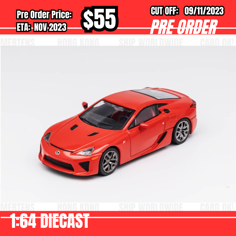 PO-$55 * DCT* 1:64 Lexus LFA Red [OD04/11]
